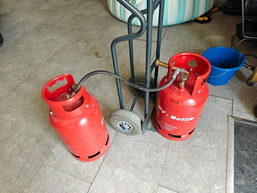 Bouteilles Lpg, Caravanes & Camping, Enlèvement, Comme neuf