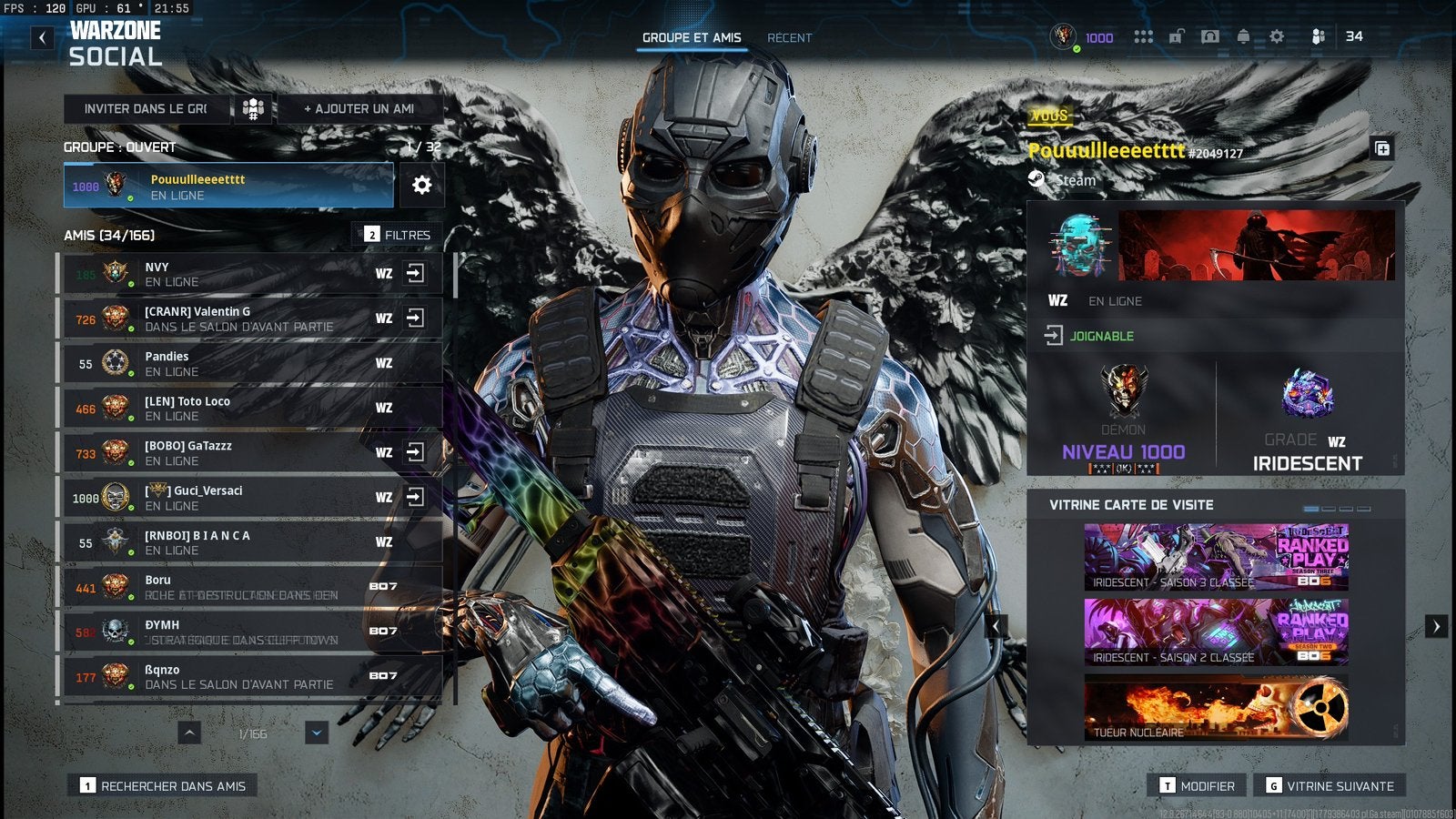 Compte activision, Envoi, Comme neuf