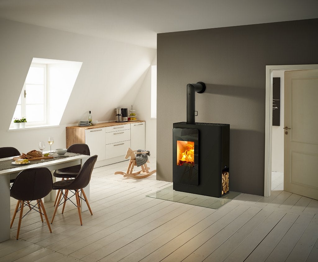 Poêle à bois RIKA avec Rikatronic 4 et Multi air, Bricolage & Construction, 800 watts ou plus, Comme neuf, Enlèvement, Poêle