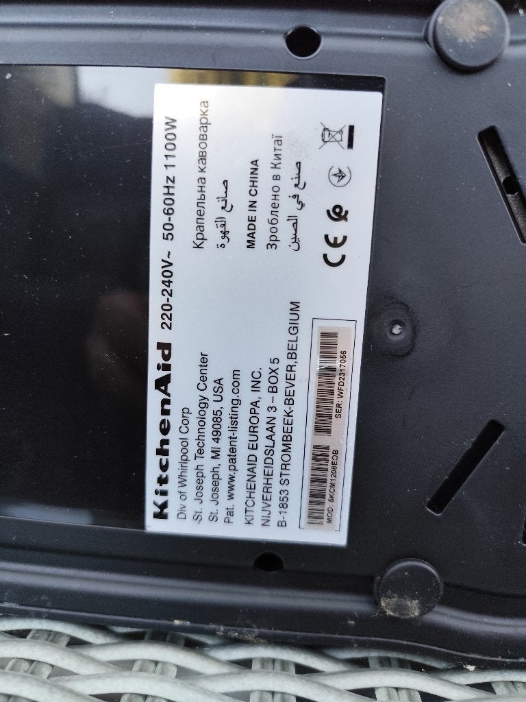 Koffiezet KitchenAid, Ophalen, Afneembaar waterreservoir, Gebruikt, 10 kopjes of meer