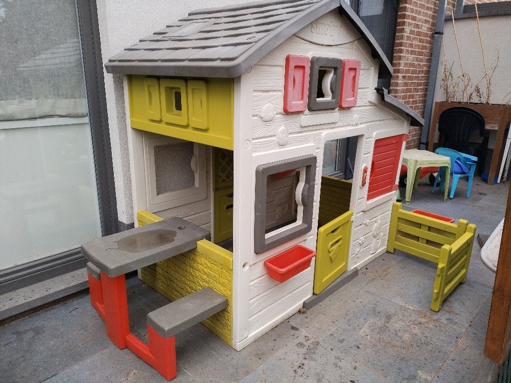 maisonnette friends house smoby, Enlèvement, Utilisé, Plastique