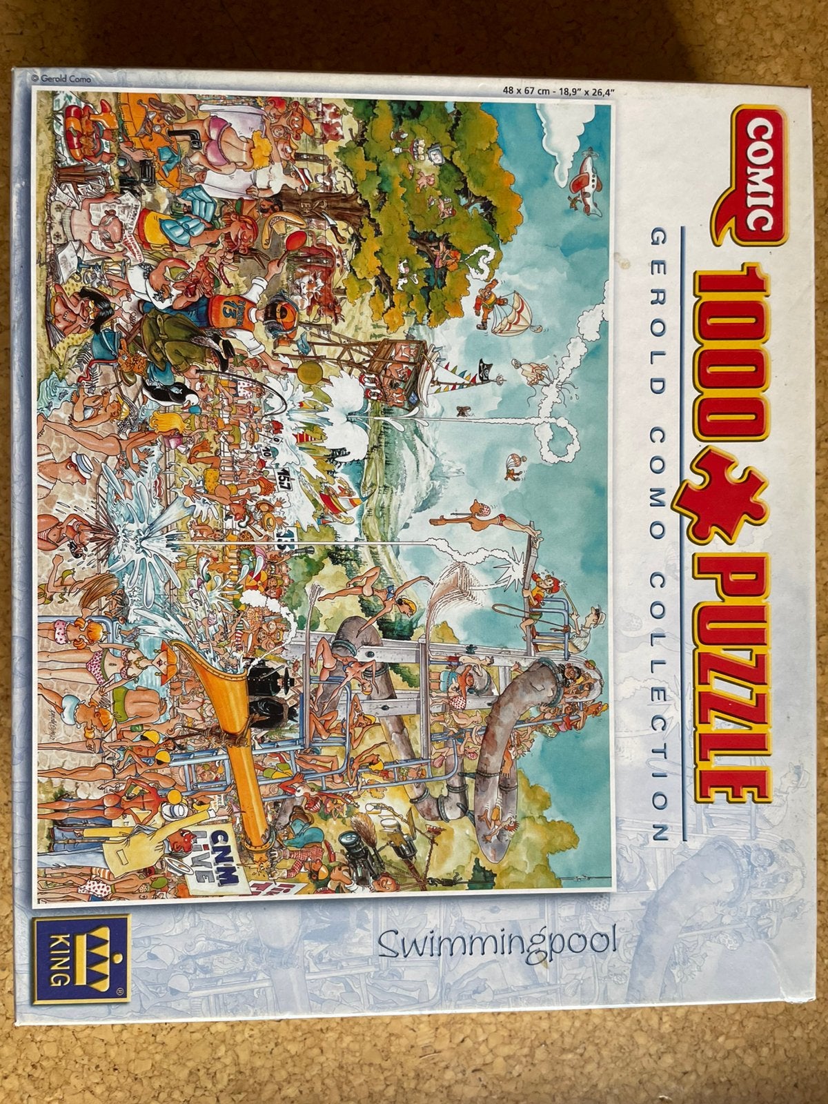 Puzzet 1000stuks, Hobby & Loisirs créatifs, Sport cérébral & Puzzles, Enlèvement, 500 à 1500 pièces, Comme neuf, Puzzle