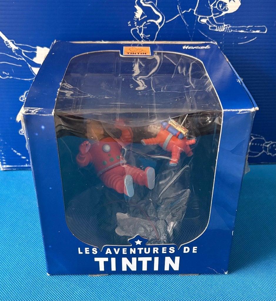 Tintin - Scène Chaoer Comics - Tintin et Milou cosmonautes, Collections, Enlèvement ou Envoi, Comme neuf