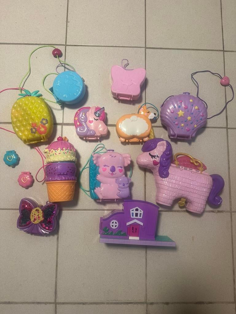 > 10 Polly pocket set, Ophalen of Verzenden, Zo goed als nieuw