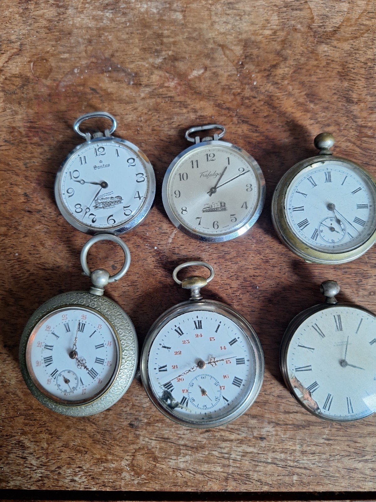 6 montres de poche vintage, Enlèvement ou Envoi