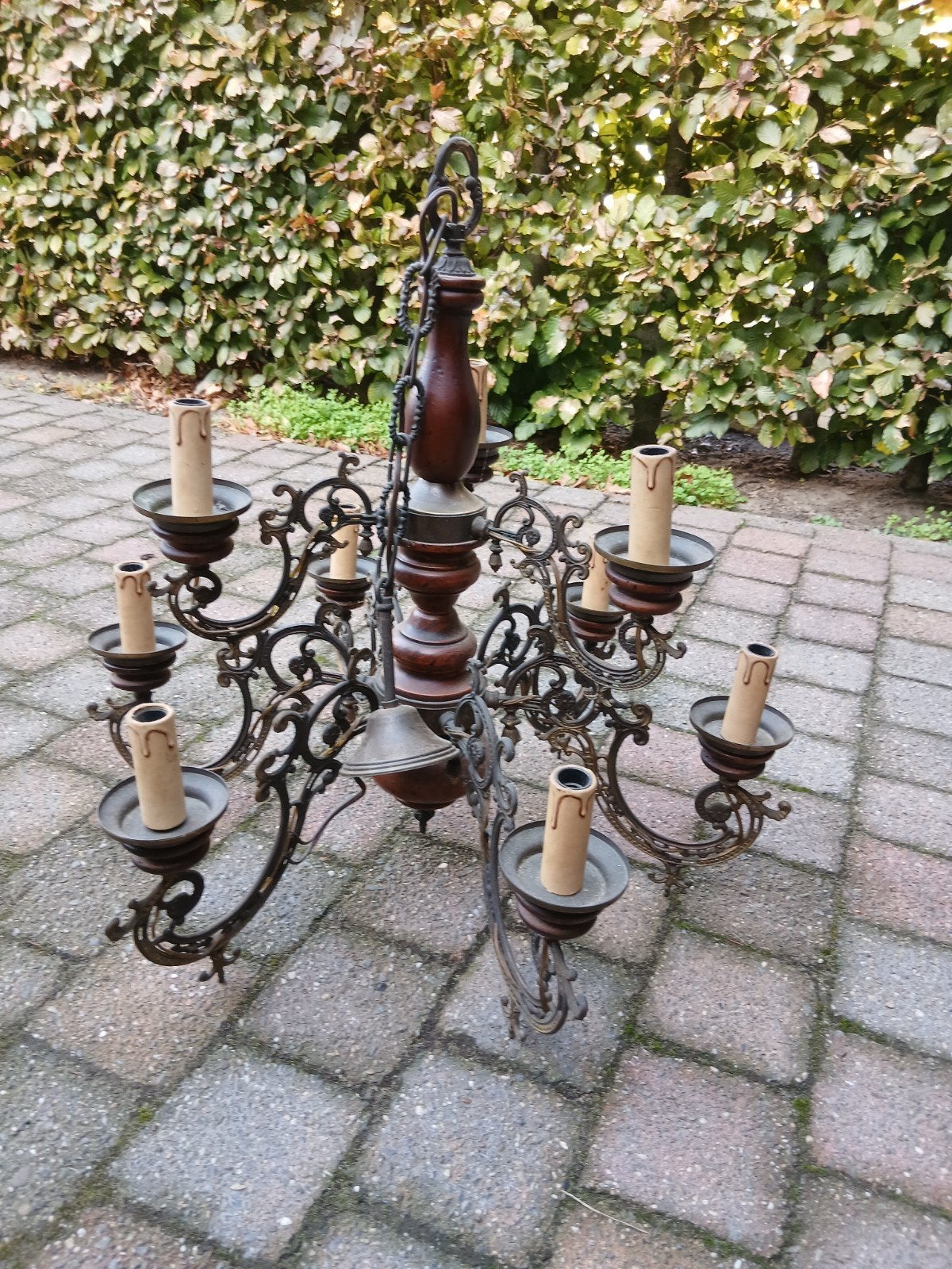 oude antieke  luster, Ophalen