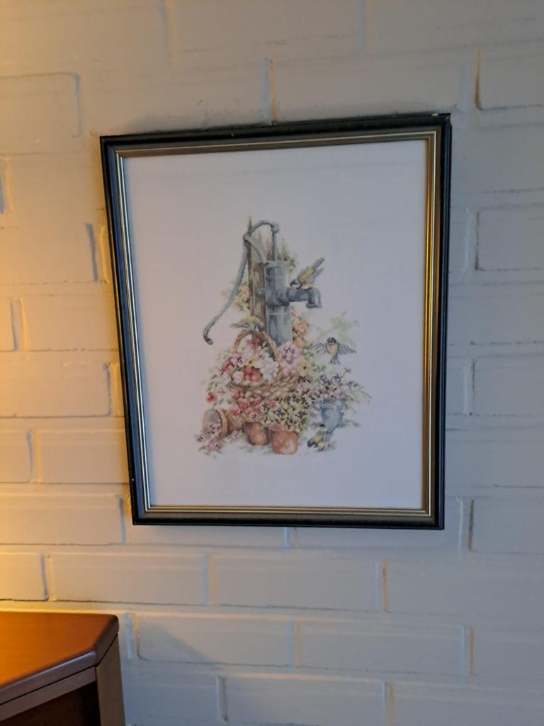 Vintage kunstwerk gehaakt, Ophalen of Verzenden