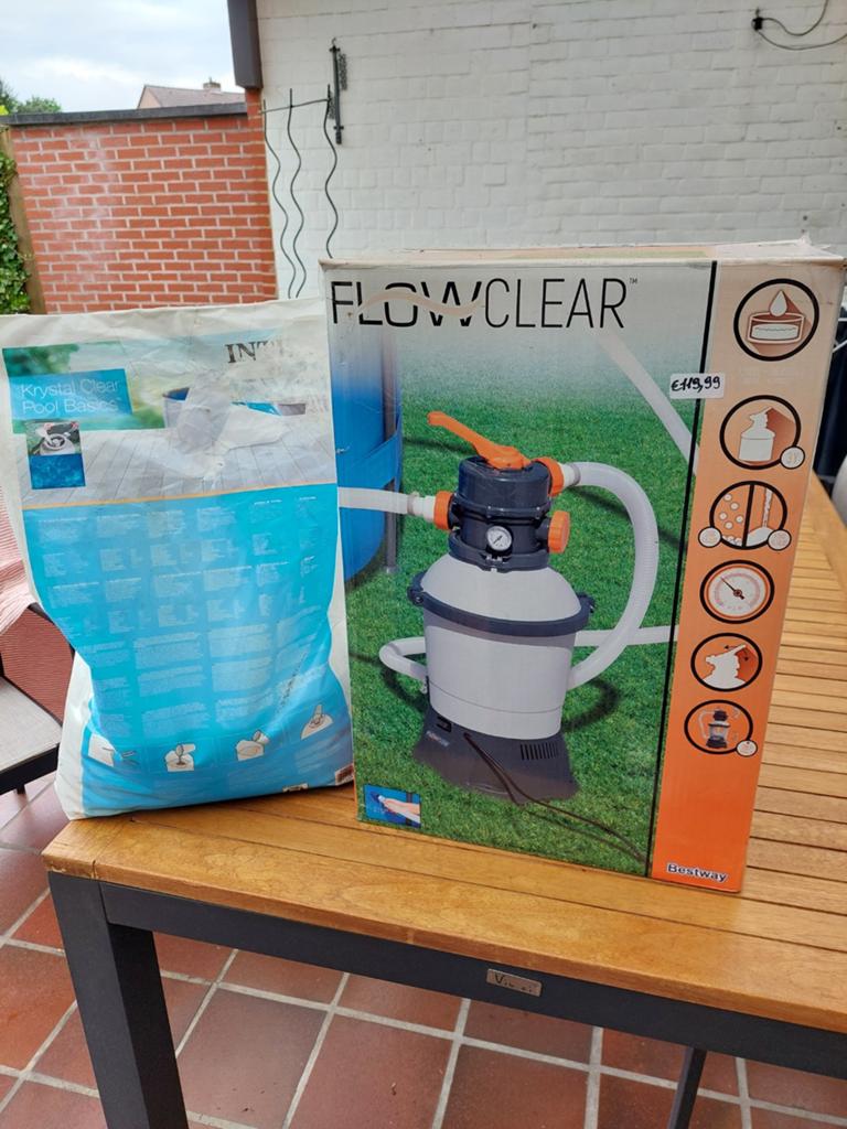 zandfilterpomp Bestway Flowclear, Tuin en Terras, Zwembad-toebehoren, Gebruikt, Ophalen