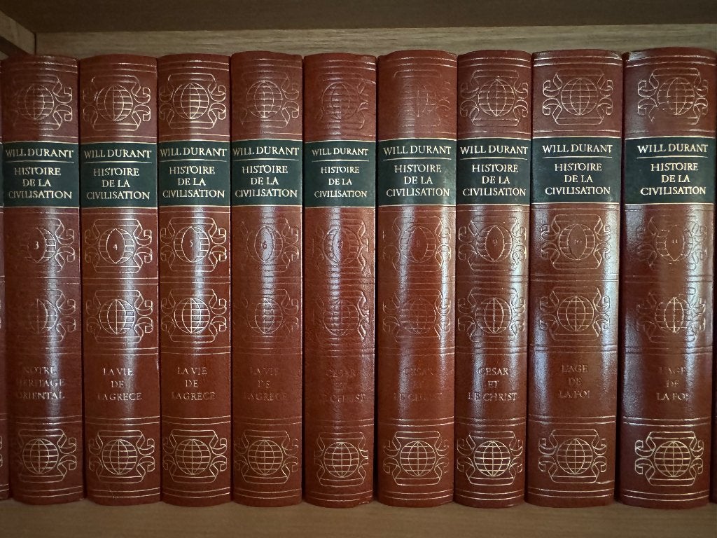 Histoire de la civilisation, Durant, Edition Rencontre 1965, Livres, Enlèvement, Comme neuf