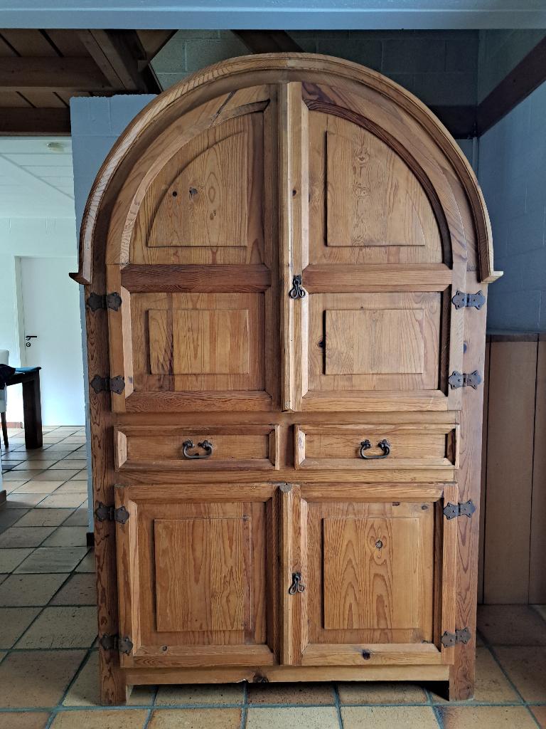 Meuble en pin massif mexicain, Maison & Meubles, Avec tablette(s), Comme neuf, 100 à 150 cm, Enlèvement