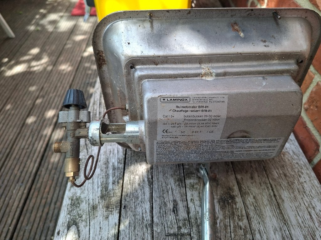Gasverwarming, Doe-het-zelf en Bouw, Ophalen, Gebruikt