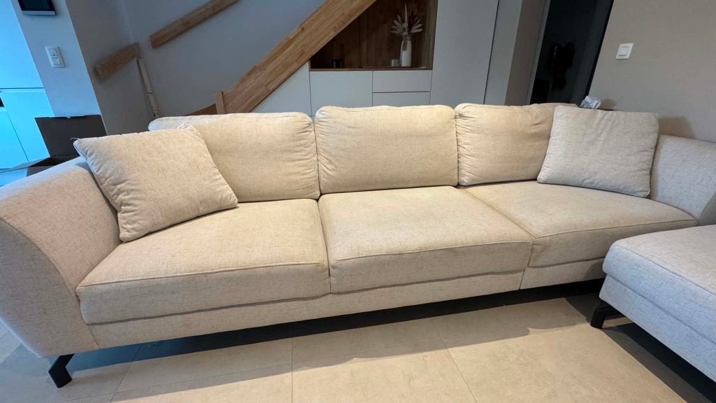 canapé 5 places, Maison & Meubles, Quatre personnes ou plus, Moins de 150 cm, Banc droit, Comme neuf