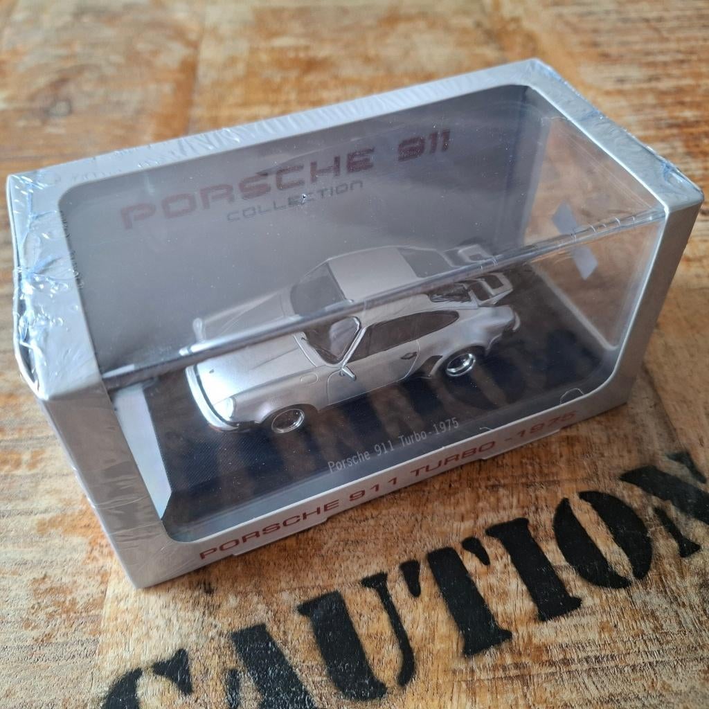 PORSCHE 911 Turbo 1975 Silver 1/43 Minichamps Neuve + Boite, Enlèvement ou Envoi, Neuf, Voiture, MiniChamps