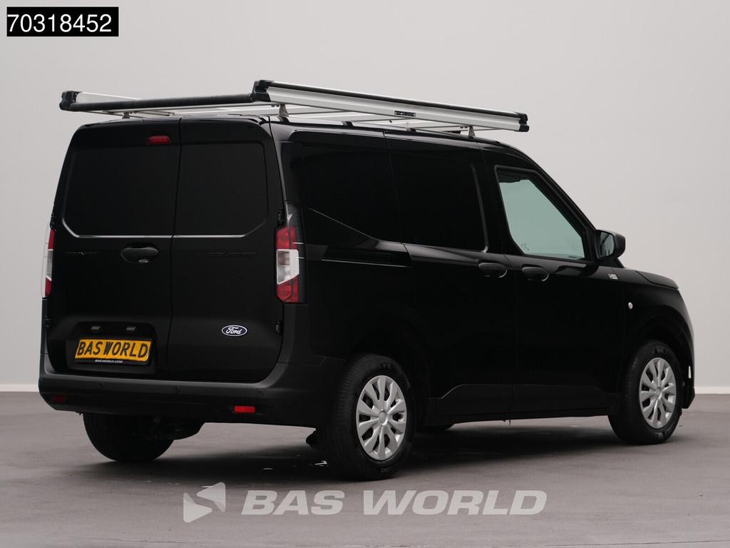 Ford Transit Courier 100pk Benzine L1H1 Airco Cruise Imperia, Auto's, Stof, Gebruikt, Euro 6, Zwart