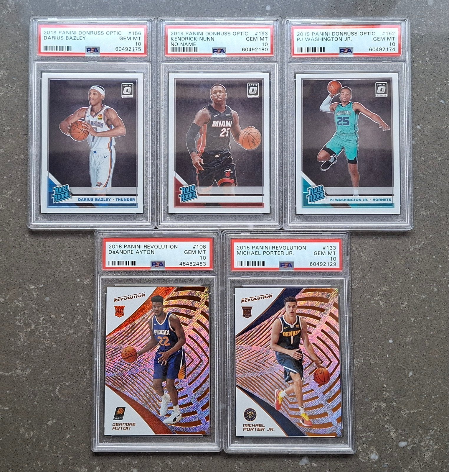 panini nba basketball rookies psa 10, Ophalen of Verzenden