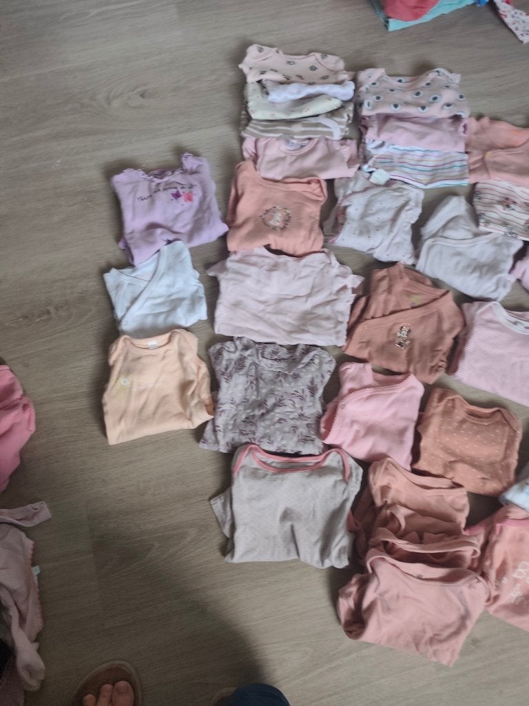 Pakket rompers meisje, Ophalen, Gebruikt, Overige maten