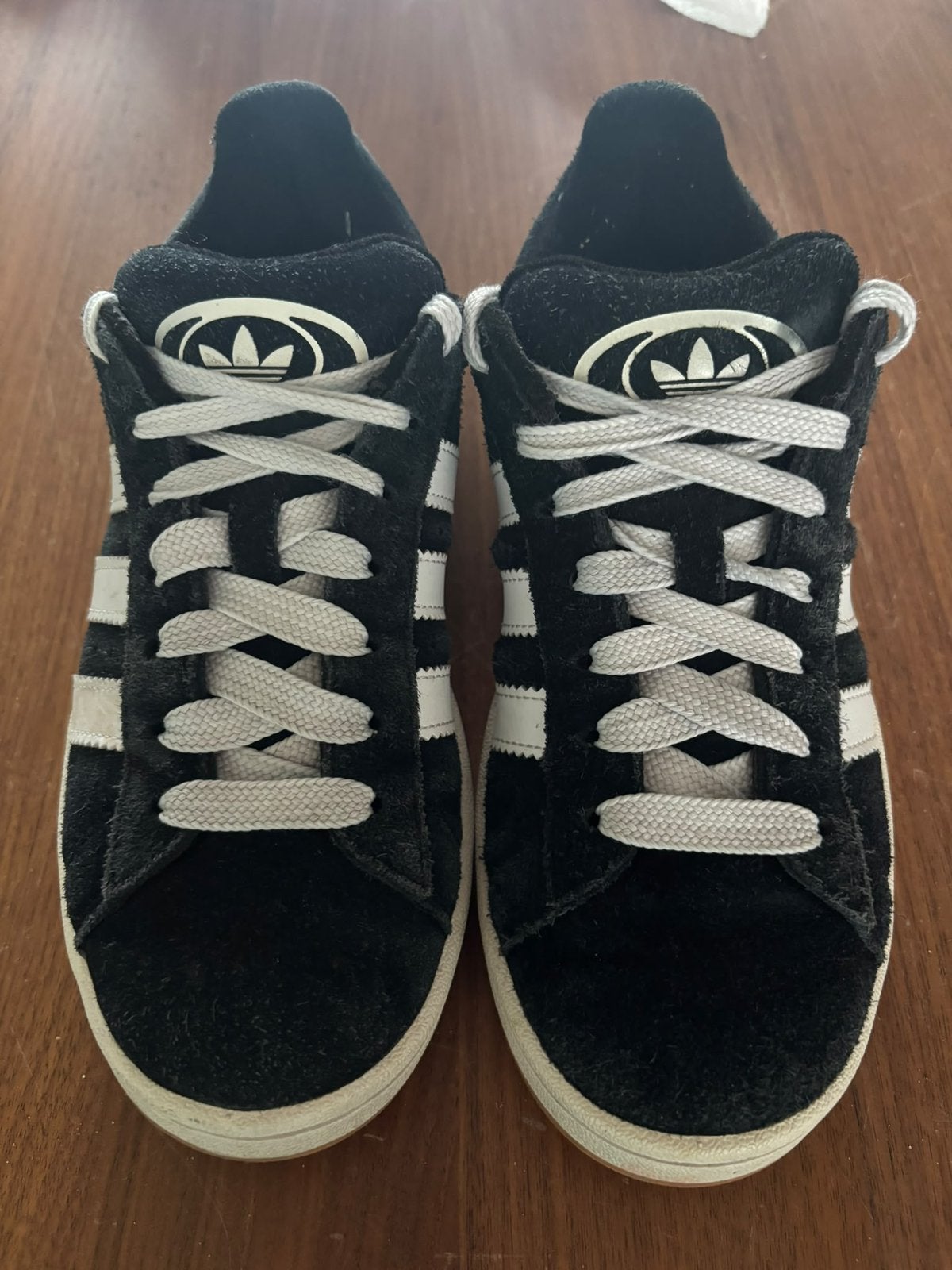 Adidas campus, Verzenden, Zwart, Sneakers, Gedragen