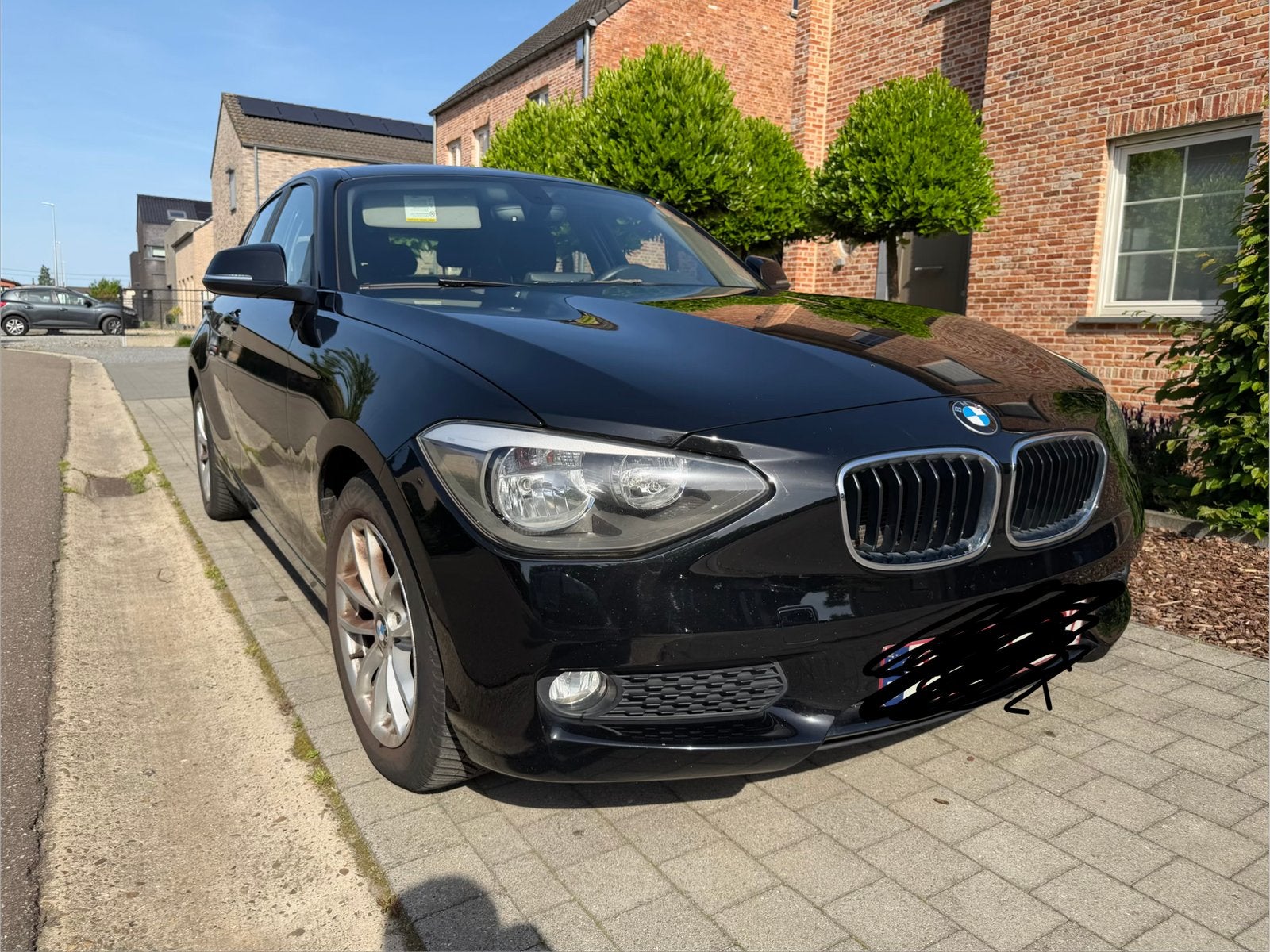 BMW 116i, Auto's, Euro 5, Zwart, Zwart, 5 deurs