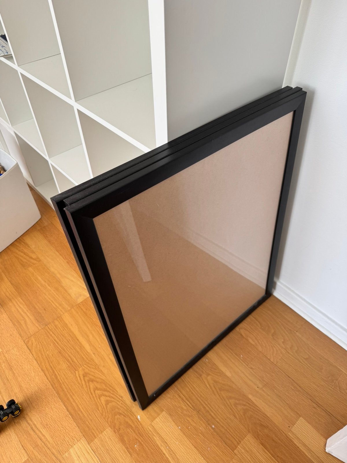 Lot de 3 cadres noirs avec vitre – 45 x 62 cm, Bricolage & Construction, Enlèvement, Comme neuf