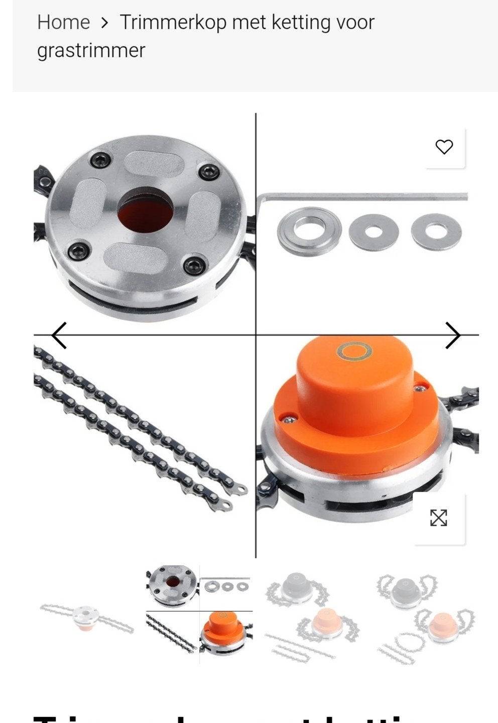 nieuwe trimmer in doos, Tuin en Terras, Ophalen of Verzenden