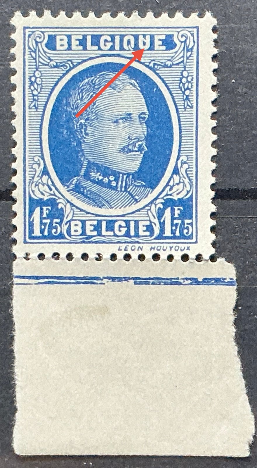 LOT 904. OBP: 257-Cu. HOUYOUX. MNH***. U vervormd., Koninklijk huis, Orginele gom, Ophalen of Verzenden, Postfris