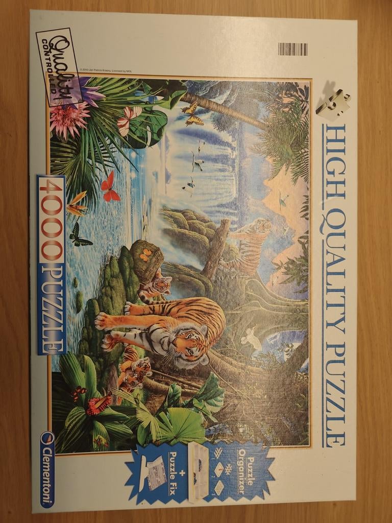 Tigers family puzzel 4000 stuks, Hobby en Vrije tijd, Ophalen