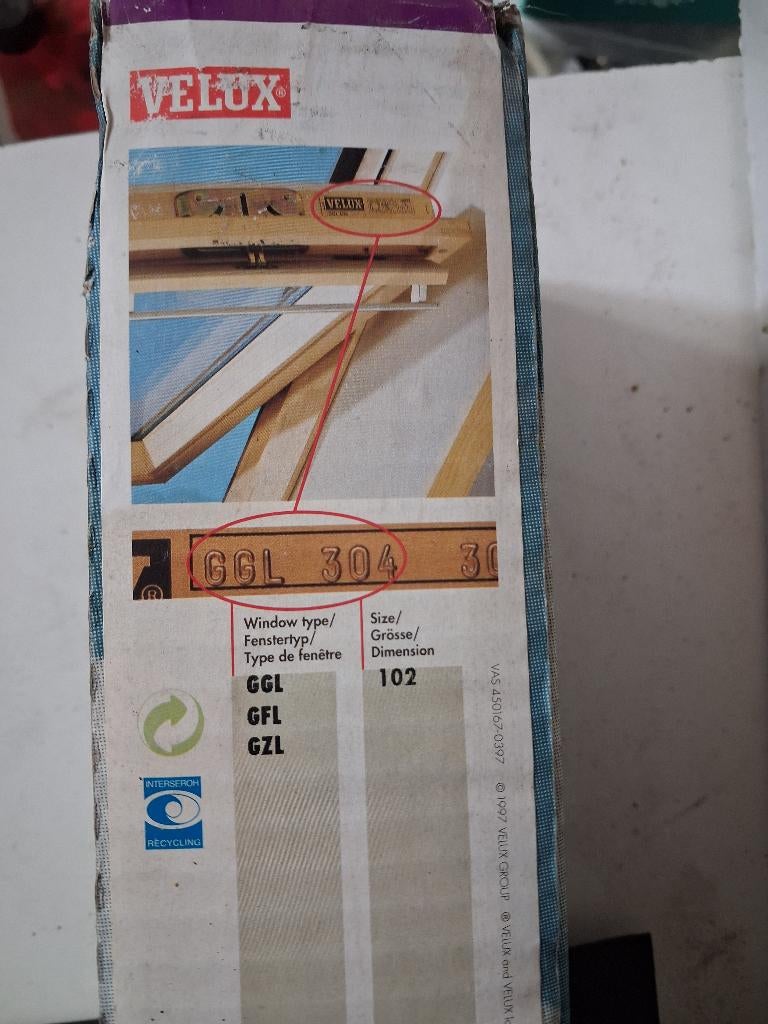 VELUX Verduisterend rolgordijn - DKL 102 1085, Doe-het-zelf en Bouw, Ophalen, Nieuw