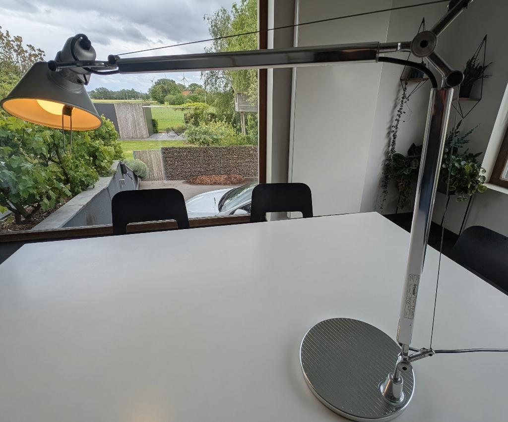 Artemide Tolomeo Bureau/Tafellamp - alu, Huis en Inrichting, Ophalen, Gebruikt, Design, Metaal