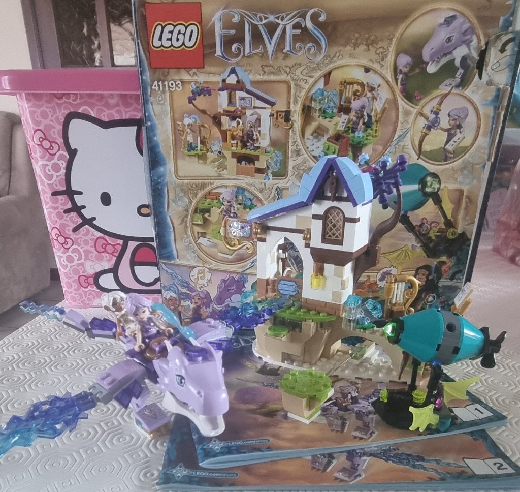 LEGO Elves 41193 – Aira & the Dragon – compleet, Inclusief instructies, Overige thema's, Lego, Ophalen of Verzenden