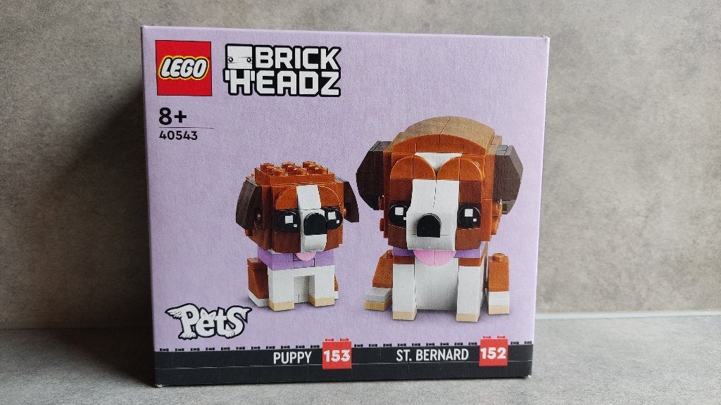 lego brickheadz 40543 sint bernard, BrickHeadz, Lego, Nieuw, Ophalen of Verzenden