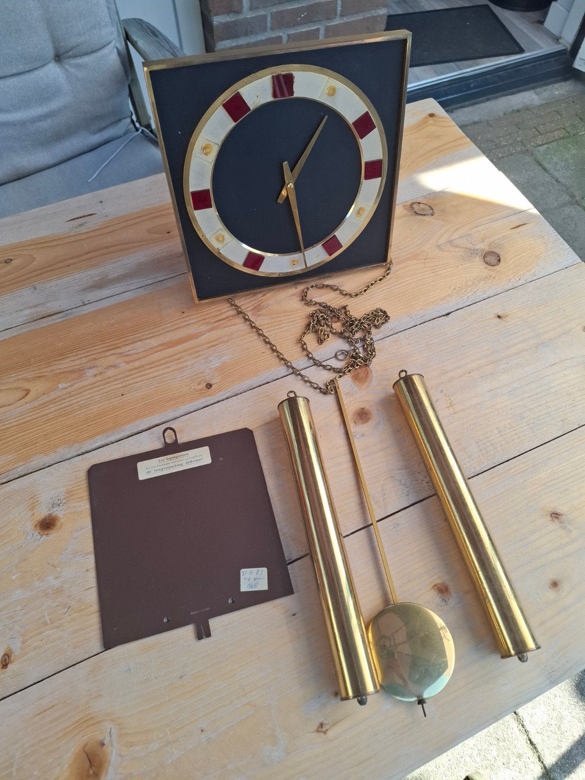 antieke wandklok duits junghans, Ophalen of Verzenden