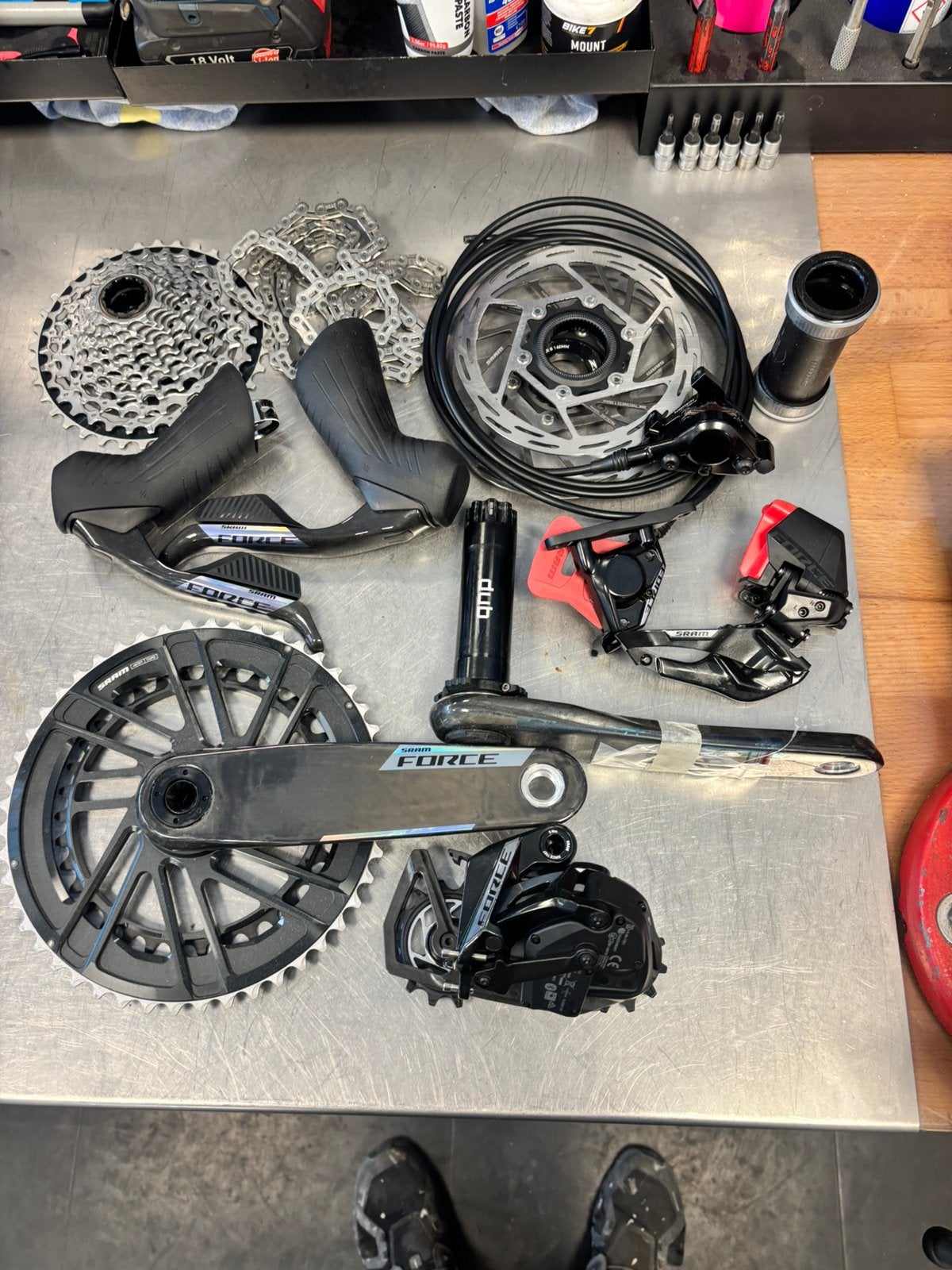 Sram Force E1 met powermeter, Ophalen of Verzenden, Nieuw, Gravelbike, Carbon