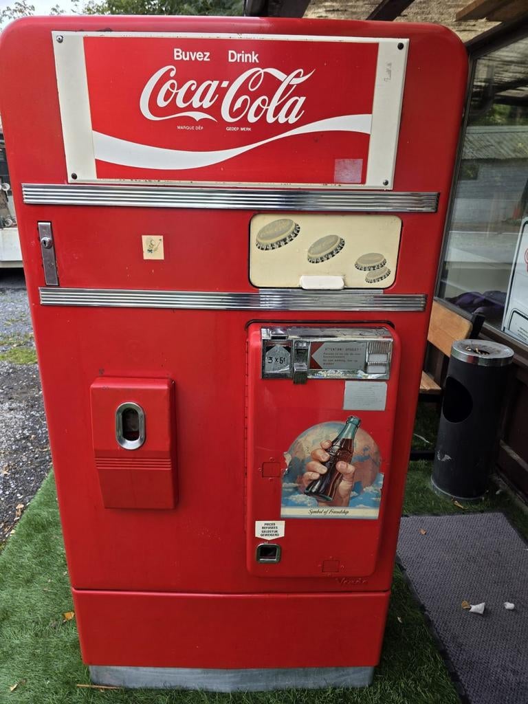 Vintage distributeur de Coca-Cola année 50 en état de foncti, Enlèvement