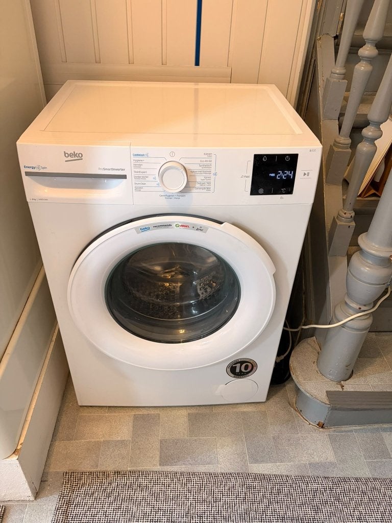 Machine à laver Beko, Electroménager, 1200 à 1600 tours, Comme neuf, Chargeur frontal, Enlèvement