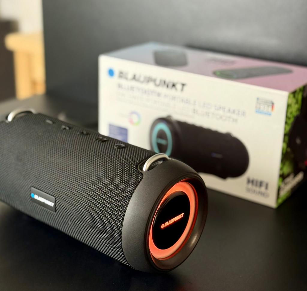 Blaupunkt Bluetooth Portable LED Speaker., Ophalen, Bluetooth, Nieuw