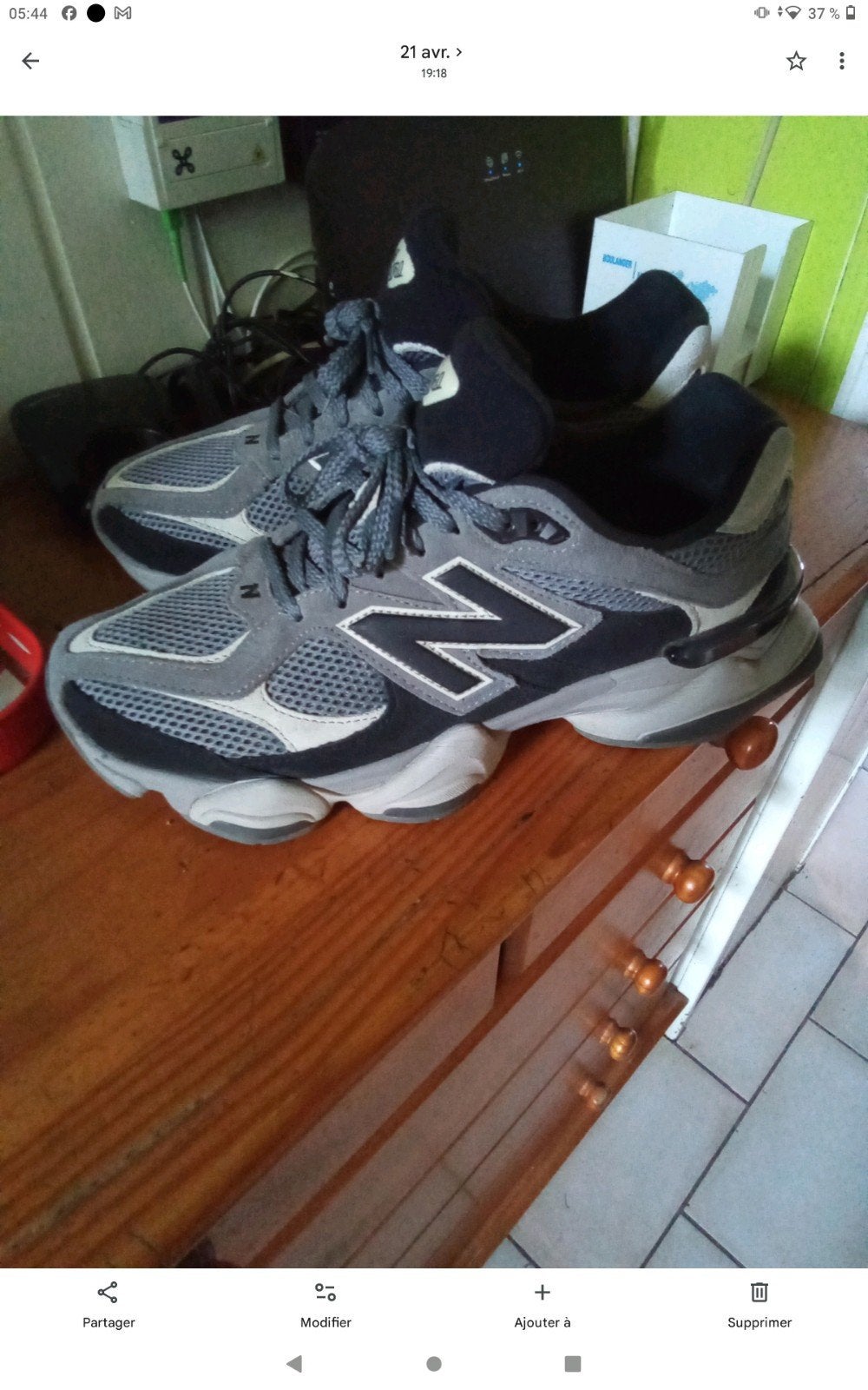 New Balance 42.5 rarement utilisé comme neuve