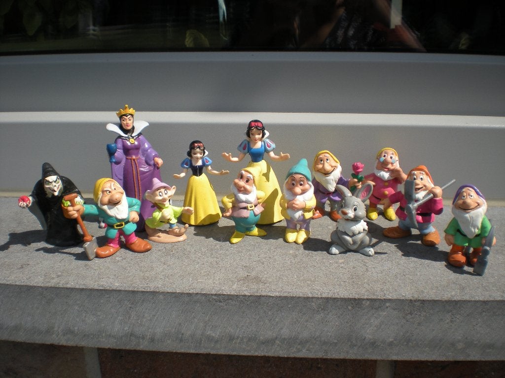 Figurines vintage Disney blanche-neige et les sept nains, Collections, Enlèvement, Comme neuf