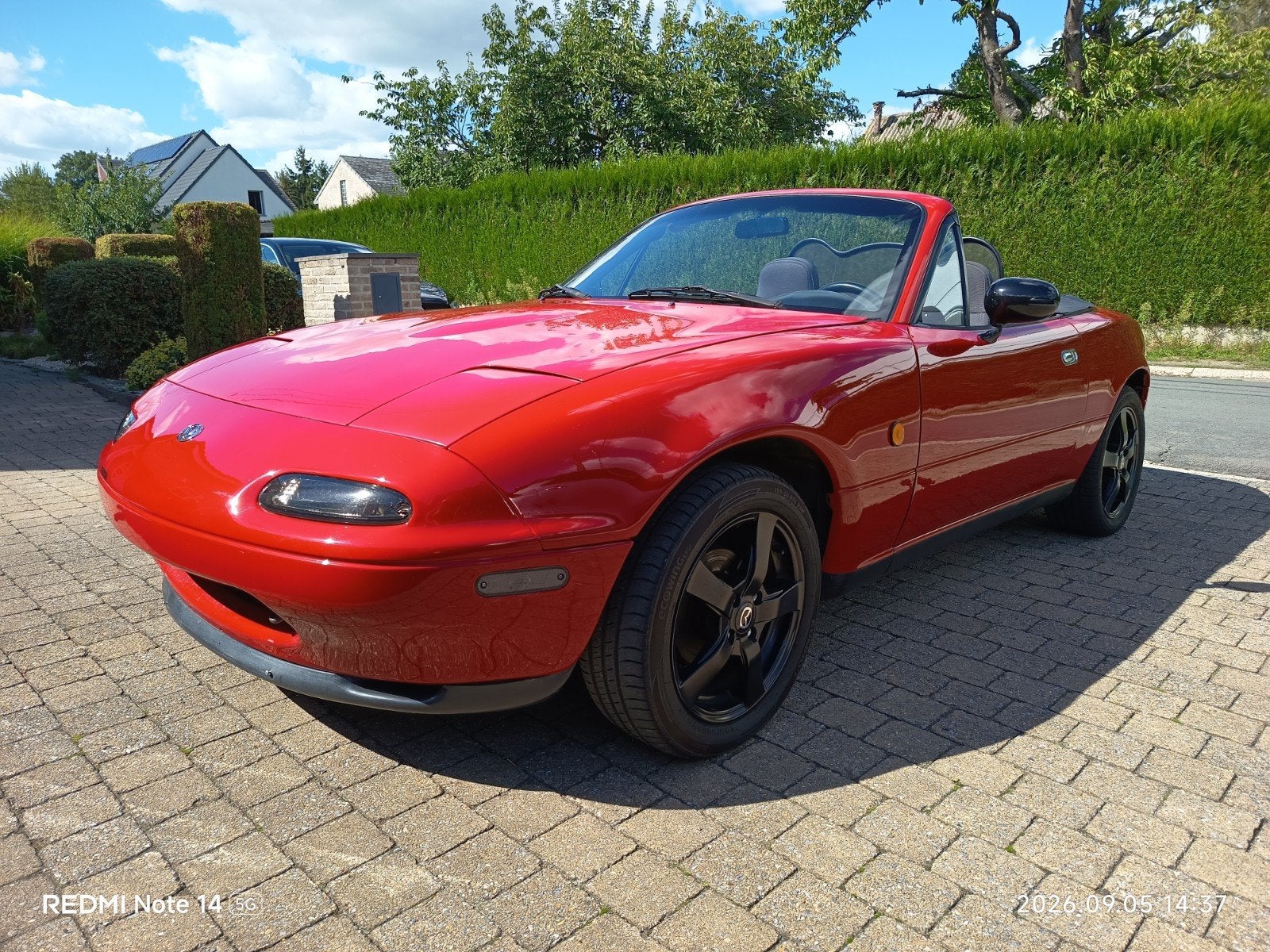Mazda MX5 NA, Rouge, Boîte manuelle, 2 portes, Particulier