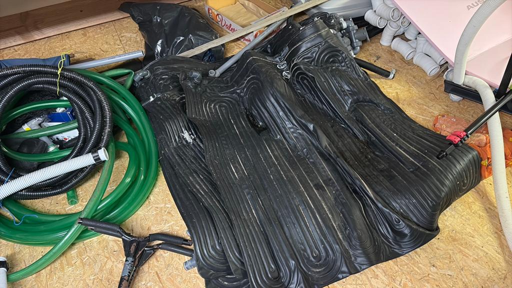 Panneau solaire pour chauffe-piscine Intex Solar Mat, Enlèvement, Utilisé