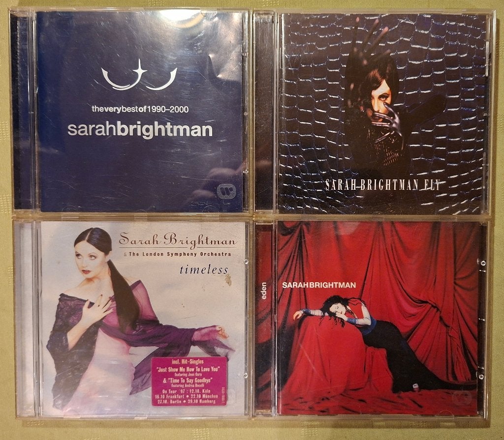 Sarah Brightman – Lot van 4 CD's, Cd's en Dvd's, Ophalen of Verzenden, Gebruikt, Pop, Album