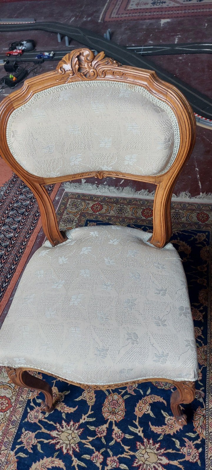 Chaise de style, Maison & Meubles, Chaises, Enlèvement, Bleu