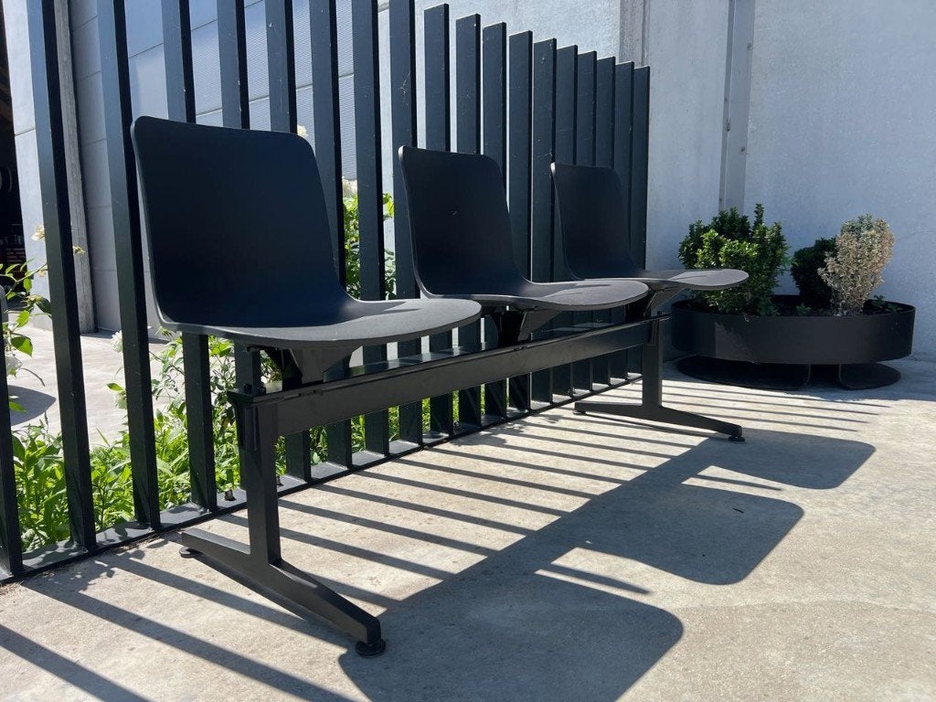 Vitra hal beam wachtbank, Gebruikt, Drie, Verzenden, Design