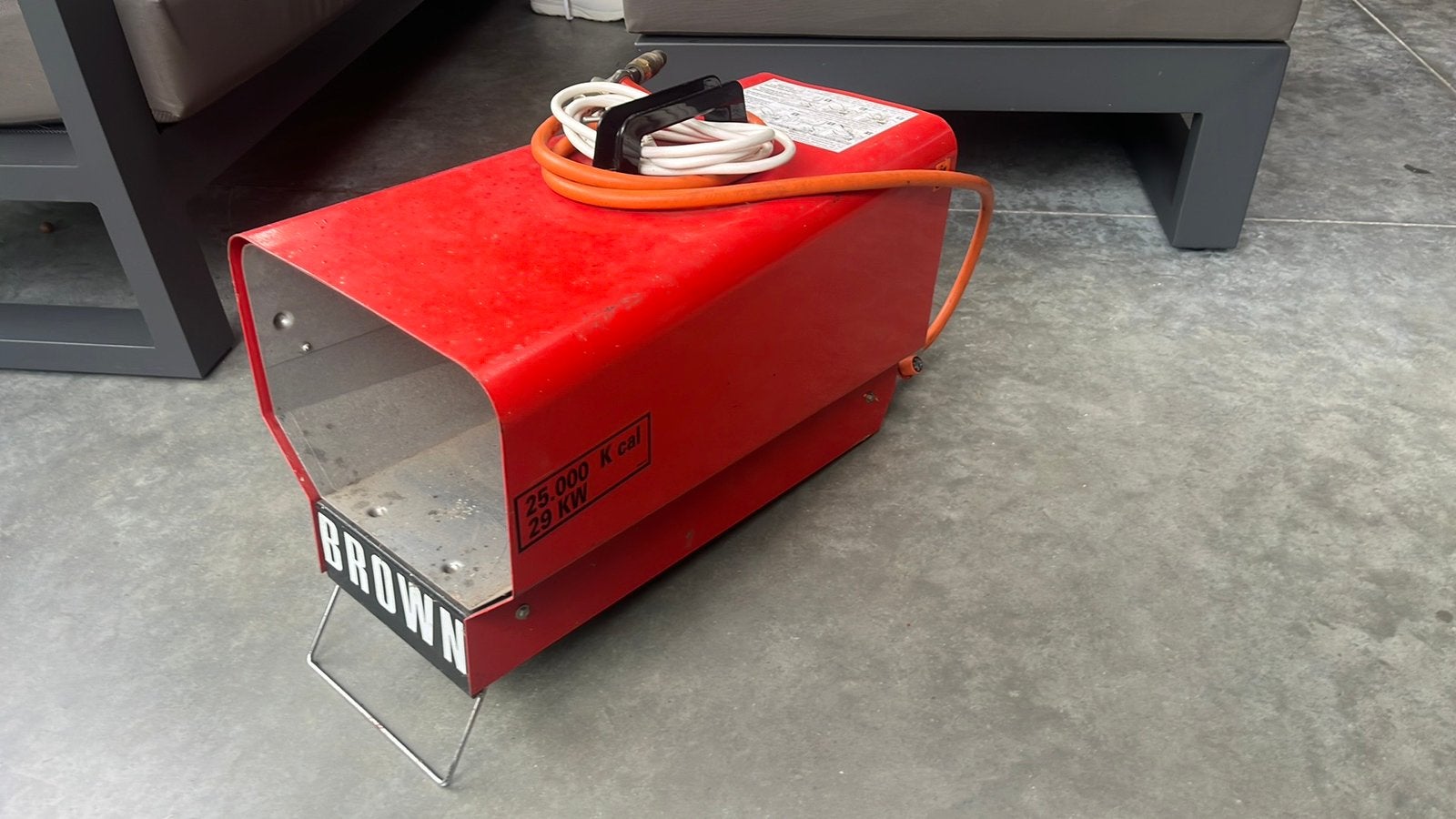 Heteluchtkanon 29 kw, Ophalen, 30 tot 80 cm, Gebruikt, Kachel