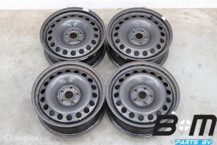 Set 17 inch stalen velgen VW Tiguan / Q3 KBA 9021, Utilisé