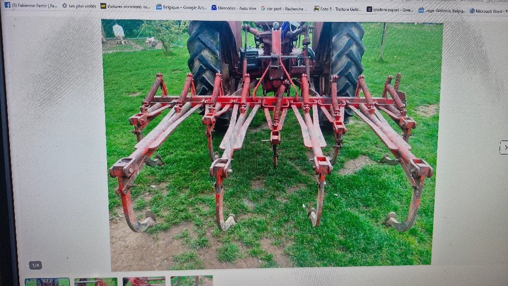Cultivateur / Canadien 9 dents (2 mètres de large) démonté, Articles professionnels, Agriculture | Outils, Enlèvement, Cultures
