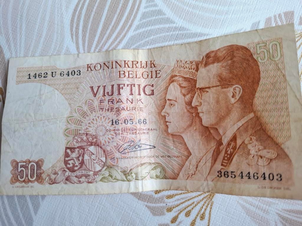 Billet de 50 francs, année 1966, Enlèvement ou Envoi