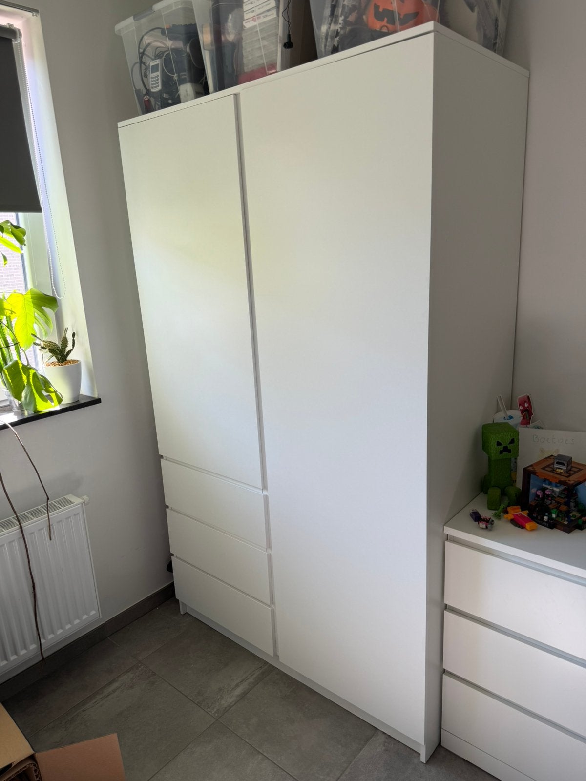 JYSK LIMFJORDEN 2x kleerkasten, Avec tiroir(s), Comme neuf, 100 à 150 cm, Enlèvement