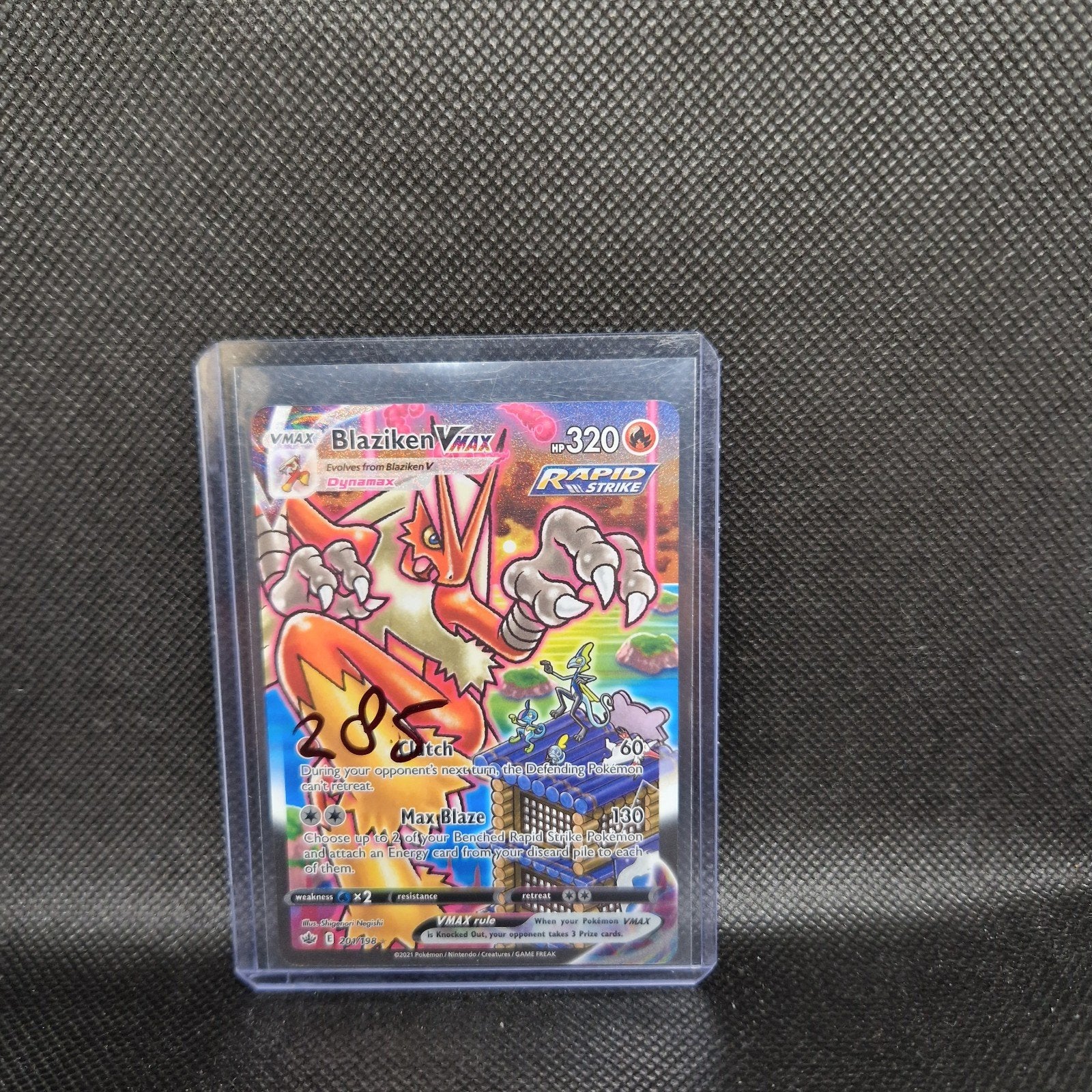 Blaziken Vmax Chilling Reign NM, Hobby en Vrije tijd, Verzamelkaartspellen | Pokémon, Ophalen of Verzenden