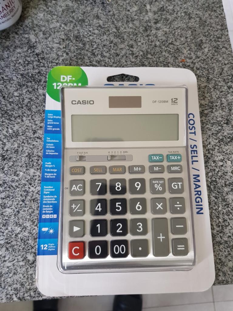 Casio rekenmachine DF-120BM Nieuw in verpakking, Ophalen