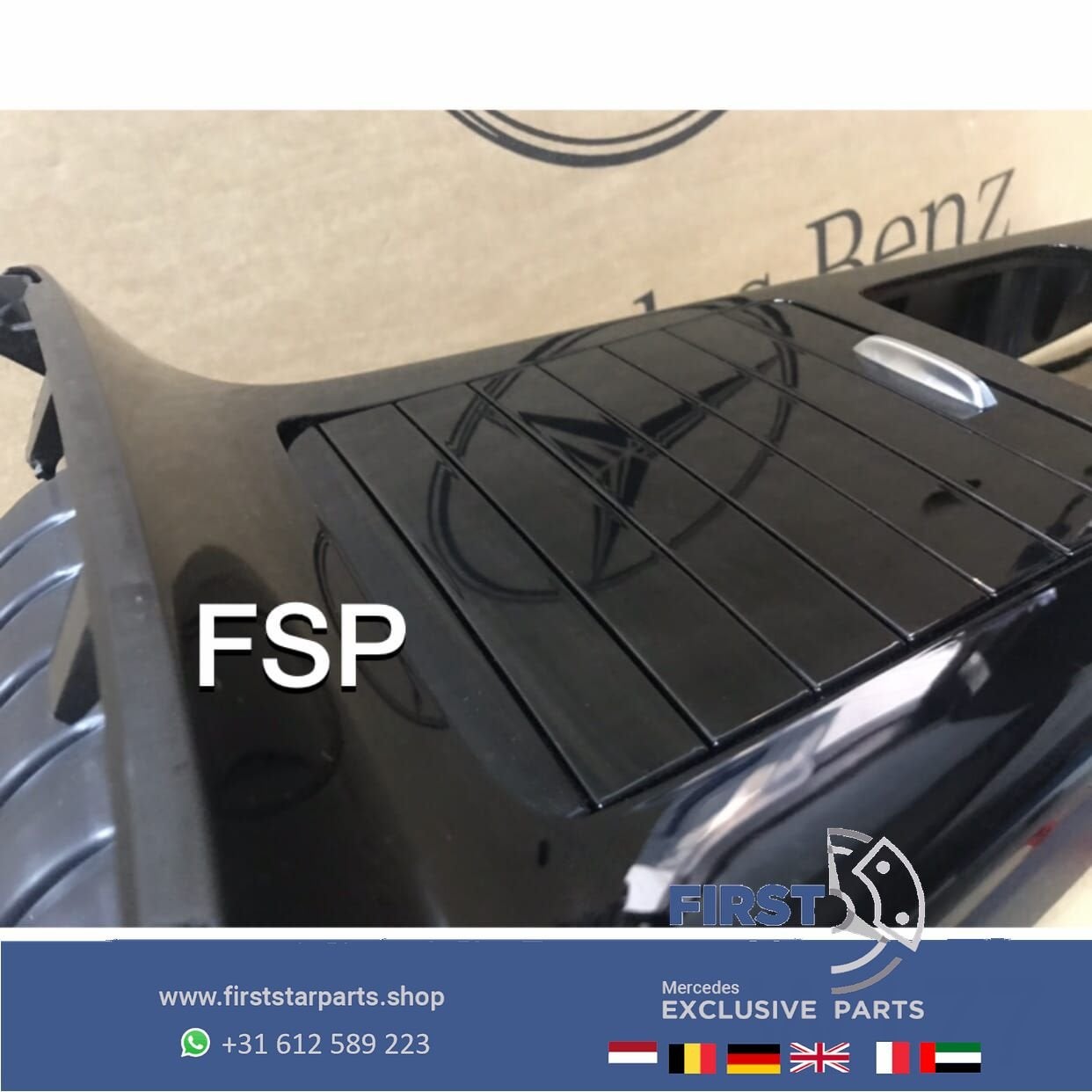 W177 V177 MIDDENCONSOLE HOOGGLANS ZWART Mercedes A Klasse 20, Auto-onderdelen, Gebruikt, -, Ophalen of Verzenden, -